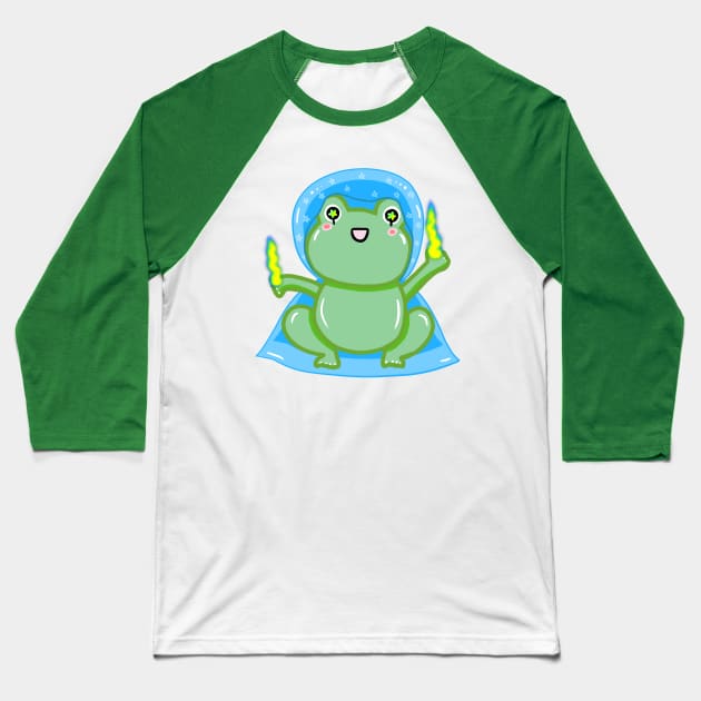 Warlock Frog! Baseball T-Shirt by amyscabbagegarden